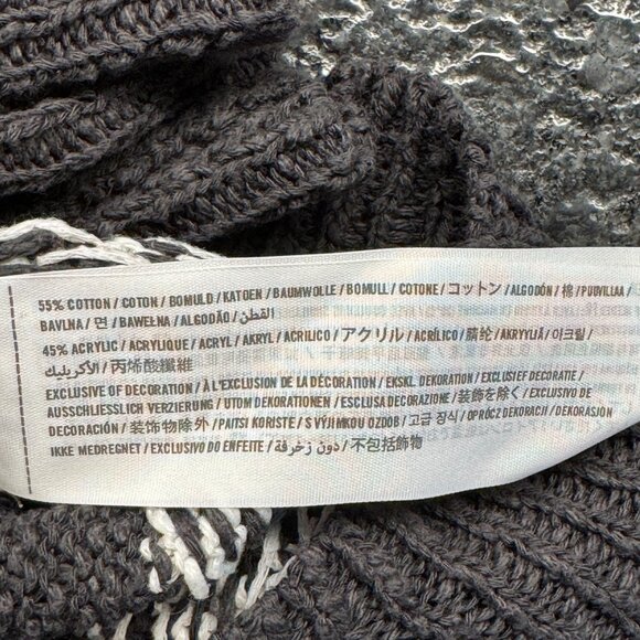 Hollister Tribal Aztec women's cardigan cotton blend boyfriend style size Large - Picture 7 of 8